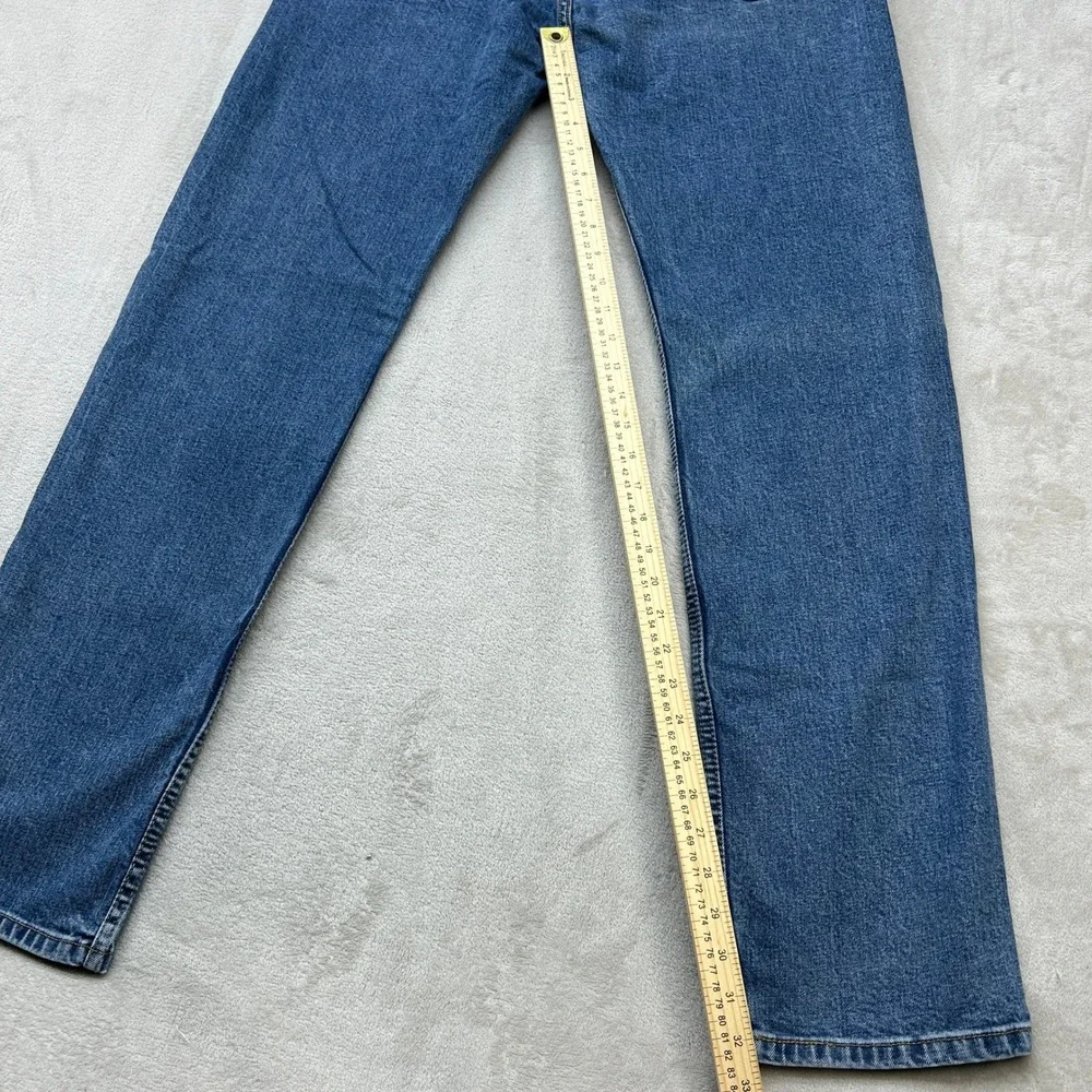 Levis 505 Regular Fit‎ Jeans Mens 32x34 Blue Straight Leg Denim Pants